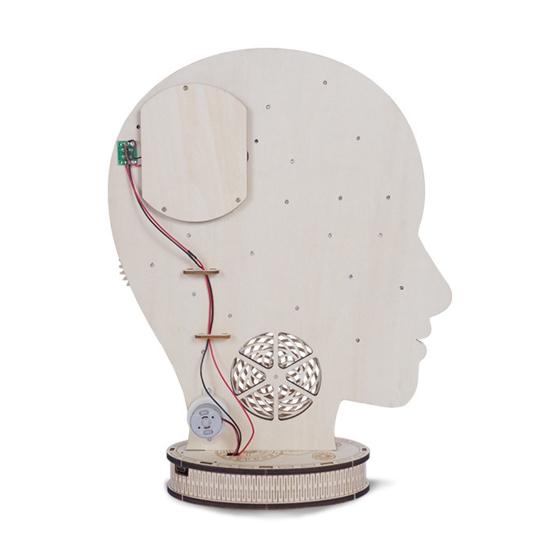 3D деревянная головоломка со светодиодной подсветкой DIY для мужчин, мозговой штурм, подвижная шестеренка, игра-головоломка, обучающая игрушка для детей, подростков, взрослых, подарок на день рождения