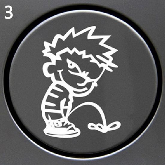 Водонепроницаемый забавный озорной автомобиль сзади мальчик пописать дверь лобовое стекло крышка бака наклейка наклейка