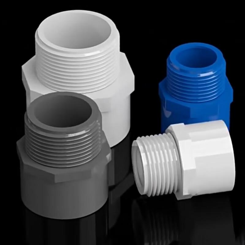 PVC Water Supply Pipe External Thread Straight Connector