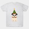 Футболка женская Its Christmas For Pugs Sake Harajuku Print Kawaii футболка летняя женская футболка с коротким рукавом топ