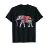 Colorful Unisexdala Elephant T Shirt Vintage Breathable Streetwear Fashion Unisex Casual Slightly Stylish