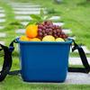 Корзина для сбора ягод с регулируемым ремнем, корзина-органайзер для сбора фруктов, компактный садовый инструмент для парка, заднего двора, фермы