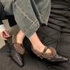 Fashion Fur Pointed Toe Women Sexy Chelsea Boots Elegant Ankle Flats Warm Winter Shoes 2024 New Designer Style Fashion Female Footwear