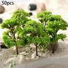 50* Trees Model Garden Train Railway Scenery Layout Height 4cm Durable Hot