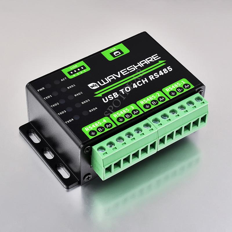 USB-RS485 Адаптер для монтажа на DIN-рейку Промышленный модуль связи