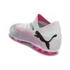 Puma Кроссовки Future Ultimate 7 MG Phenomenal Pack Unisex, белые, черные, ядовито-розовые 107703-01