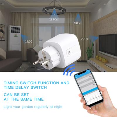 Умная розетка Homekit с дистанционным управлением Wi-Fi, беспроводной умный адаптер ЕС, работает с розеткой Homekit Siri с голосовым управлением