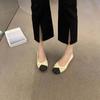 Shoes For Women With Bow Low Heel Elegant Non Slip Woman Pumps Luxury Women's Comfortable Lastest Hot Trendy Offer On Sale