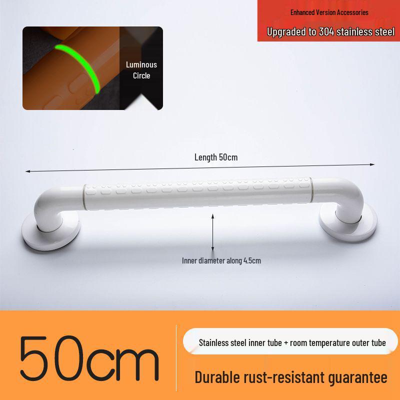 Stainless Steel Safety Grab Bar for Elderly - Bathroom Toilet Armrest