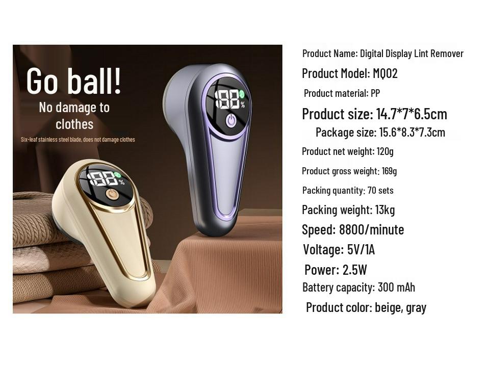 Умный цифровой пуходер 25 лет с шестью большими лезвиями