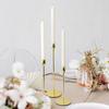Металлический подсвечник настольный подсвечник для высоких конических свечей современный домашний декор