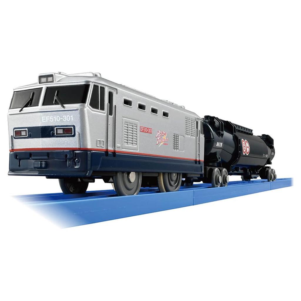 Takara Tomy Plarail EF510 Red Thunder Locomotive Train Toy S-46, Ages 3+