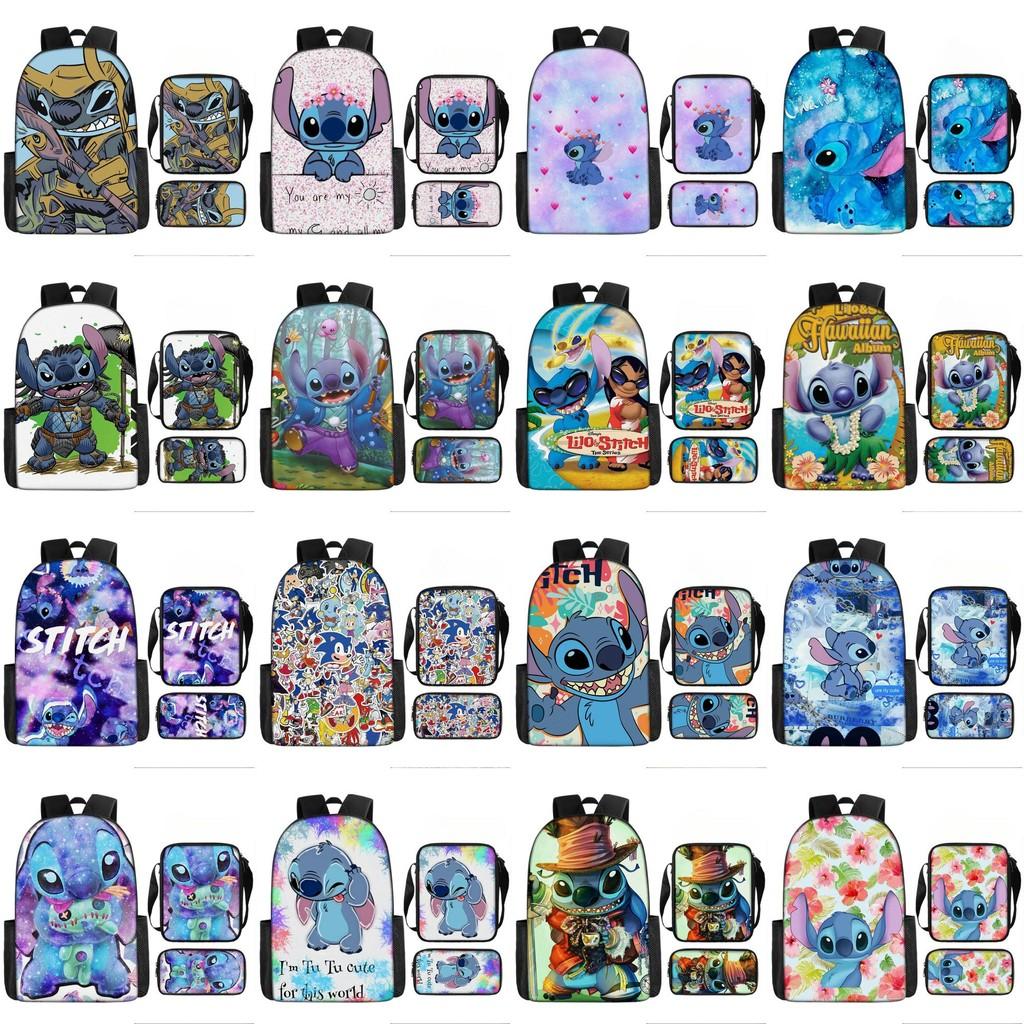 Школьный рюкзак Disney Стич из Оксфордской ткани, легкий, дышащий, для детей