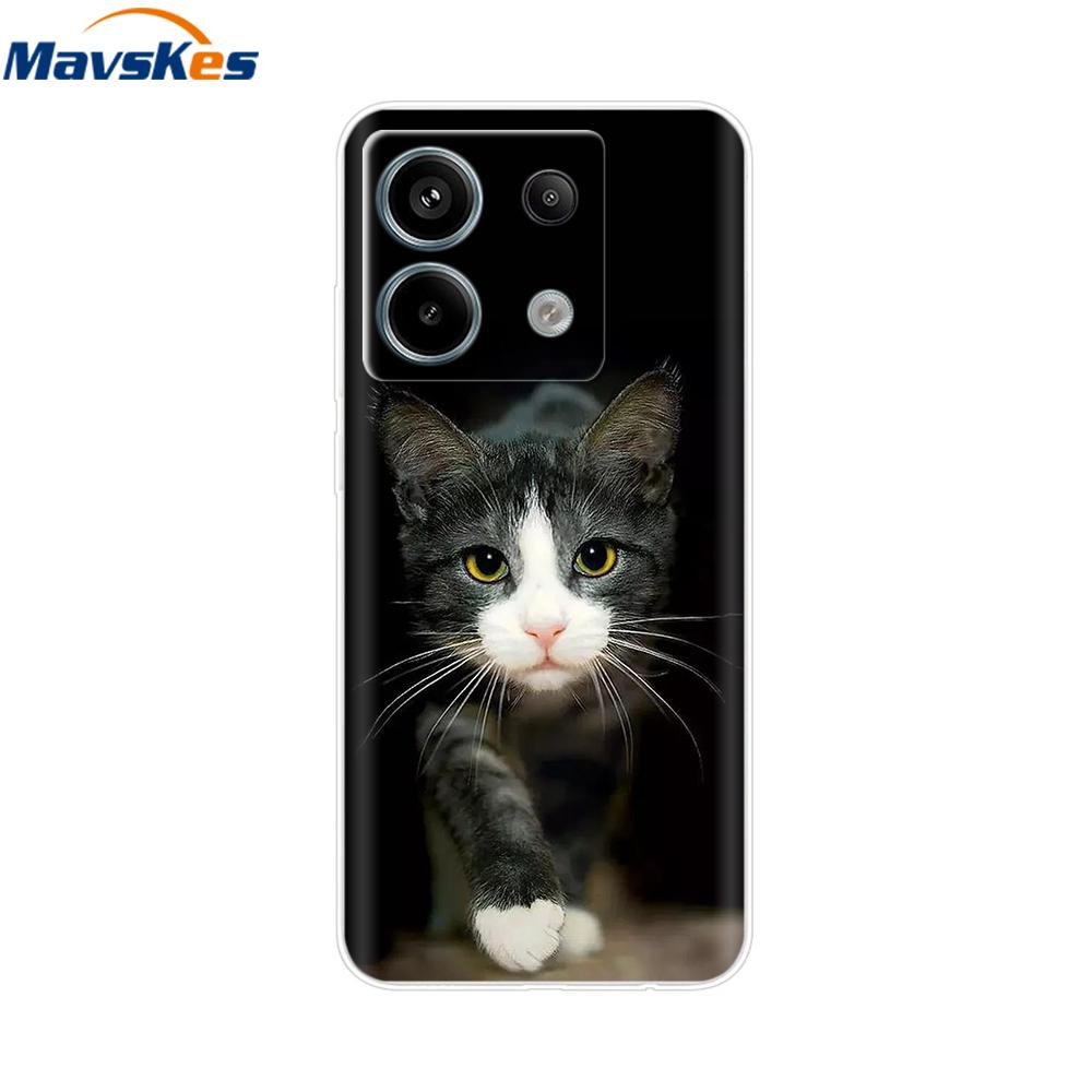Для Redmi Note 13 Pro 4G 5G Чехлы Cover ТПУ Силиконовый Защитный Чехол Для Xiaomi Redmi Note13 13Pro Телефон Прозрачная Задняя Крышка Бампер