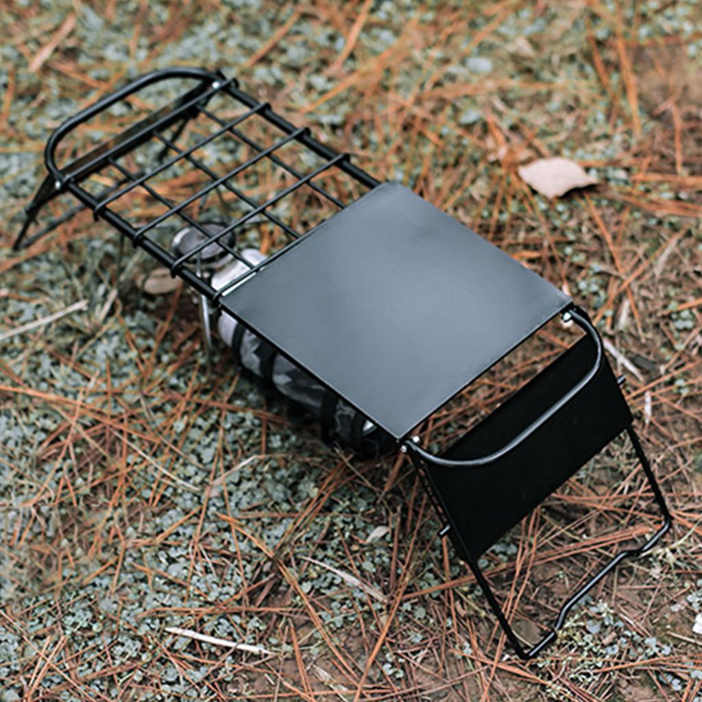 Складной гриль для костра с регулируемой высотой и длиной, портативная подставка для барбекю для кемпинга, решетка