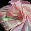 Organza Mermaid Pleated Fabric Ruffled Tull Wedding Photography Background Stage Decoration for Costume Party Dress Sewing Craft
