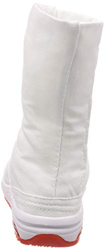 Margo Air Cushion Tabi Socks, 2E, Air Jog V (Five), 6-Piece Set, White, 26.5 cm