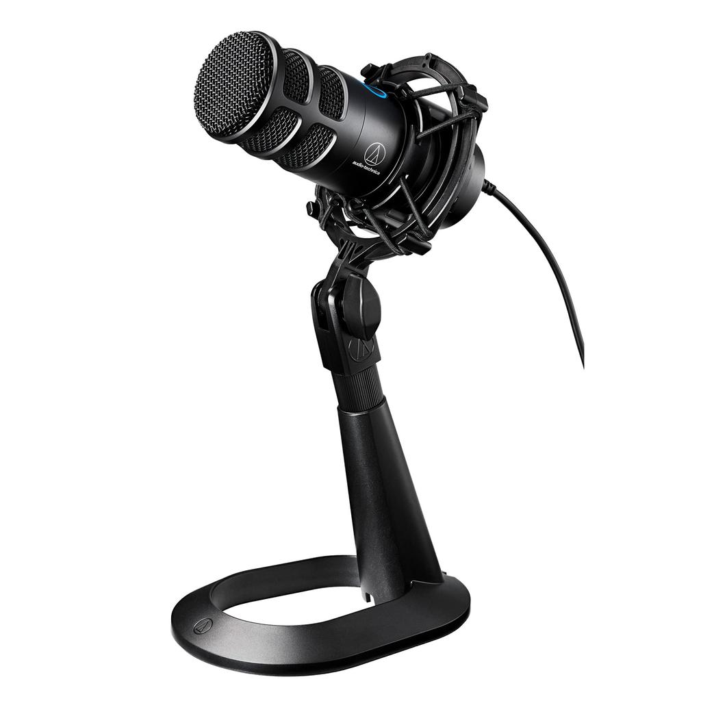 AT8703 Microphone Desktop Microphone Stand with Adjustable Angle for and Karaoke with Audio-Technica Stand, Gameplay, Streaming, Recording,