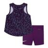 Nike Childrens/Kids Veener Animal Print Top & Shorts Set