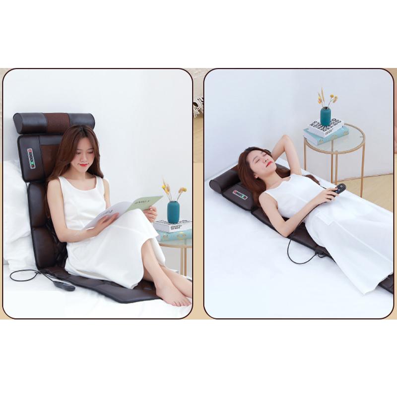 Электрический массажер-подушка для всего тела, вибрационный коврик, массажер для спины, массажная подушка для шеи, массажный матрас, забота о здоровье