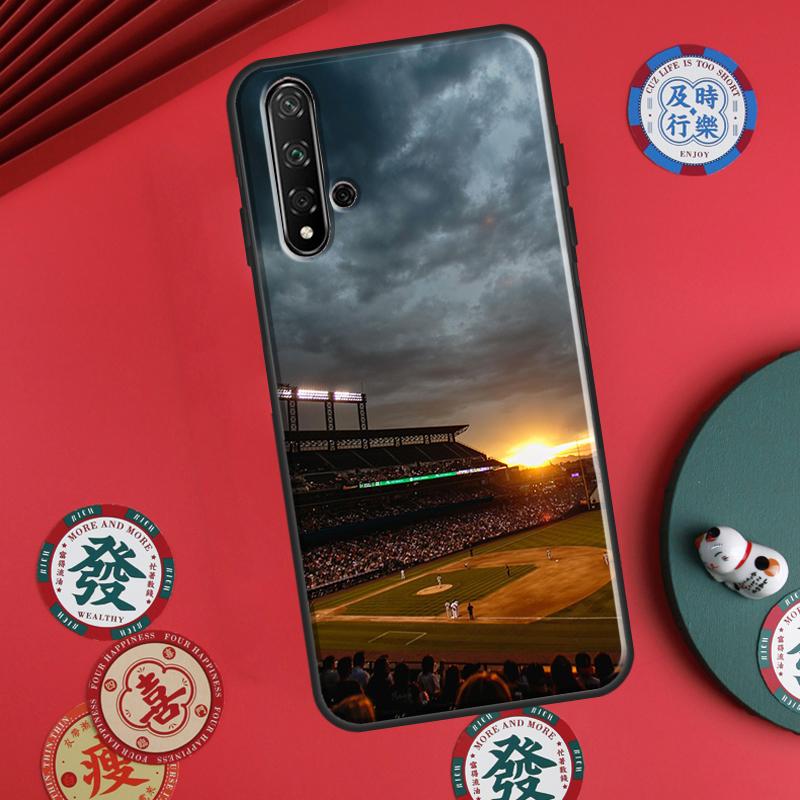 Бейсбол Для Huawei P60 Pro P30 P40 Lite Nova Y61 Y91 Y90 Y70 Y60 Y72 12s 12i 11i 7i 8i 9 10 SE Чехол