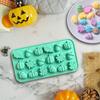 Осенние силиконовые формы для поделок, 18 ячеек, тыква, шишка, кленовые листья, мини-формы, антипригарные, легко извлекаемые