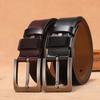 2-layer Cowhide Extra Long Fat Belt Casual Genuine Leather Belt Men's Pin Buckle Belt