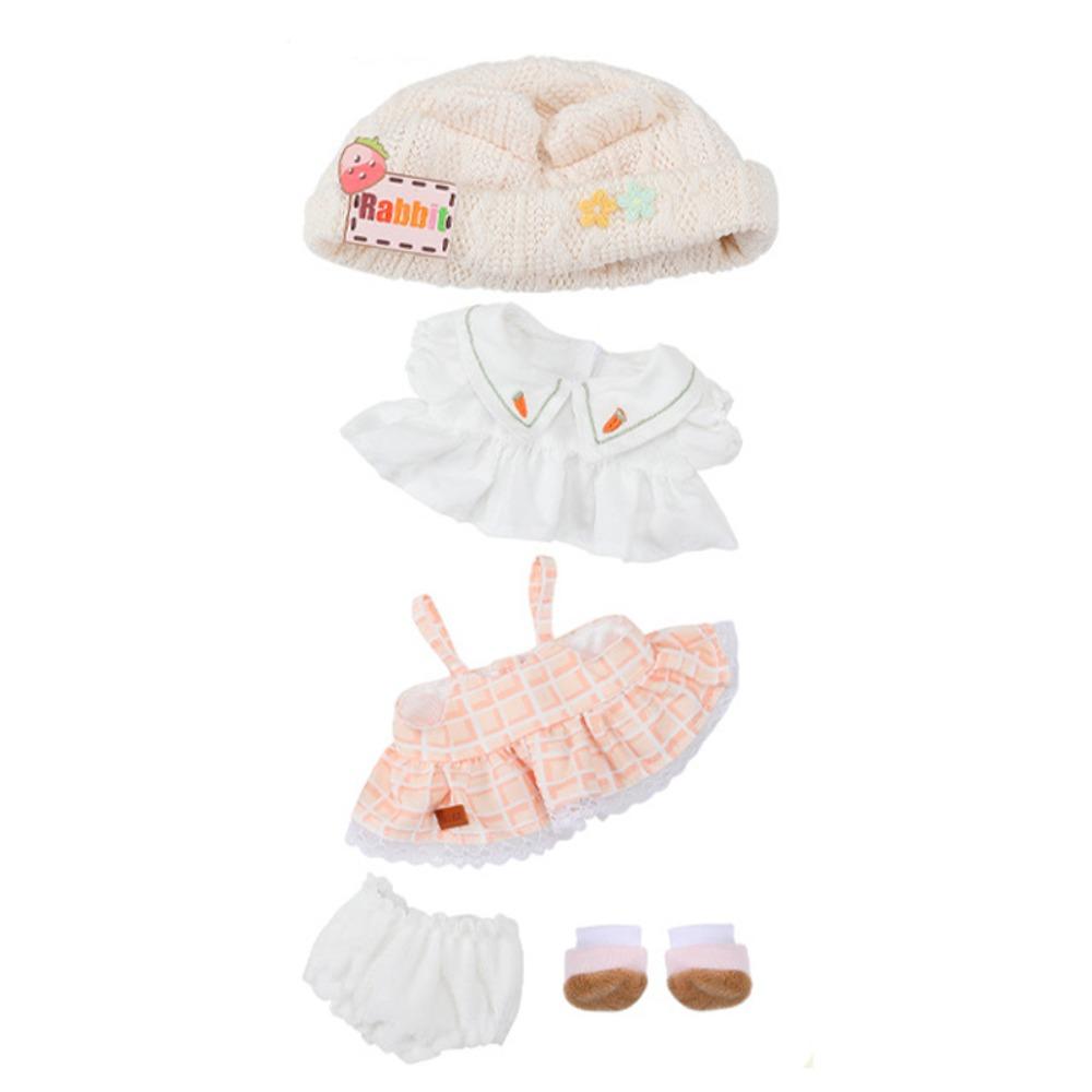 1 комплект Платье принцессы 20 см Одежда для хлопковой куклы Мода Одежда для куклы без атрибутов 20 см Хлопковая кукла