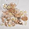 10/20/30/50pcs Random Mix ABS Pearl Charm For Jewelry Making Supplies Heart Flower Round Enamel Junk Cases Charms DIY Phone Case