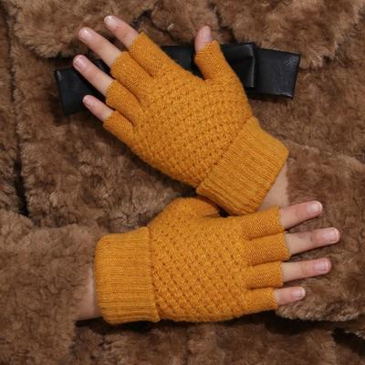 Knitted Warm Gloves Non-slip Driving Mittens New Windproof Cold Proof Gloves Unisex
