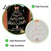 Festive Tree Window Stickers Christmas Sticker Cling Decal Static Simple Line Waterproof Holiday Ornaments Removable