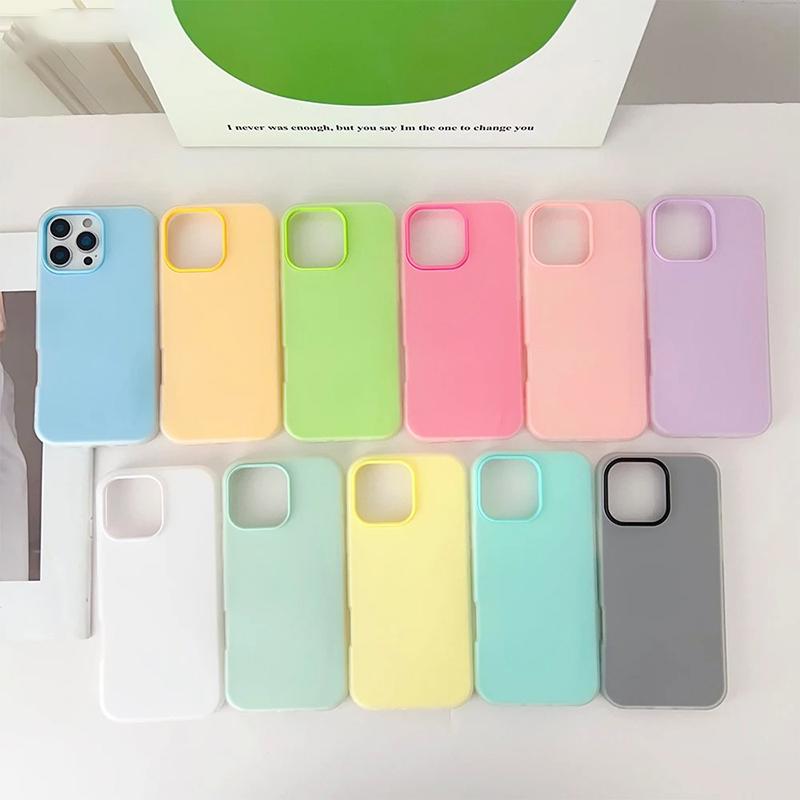 Роскошный Мягкий Матовый Силиконовый Чехол-Конфета Для iPhone 17 16 15 14 13 12 11 Pro Max 16 Plus Однотонный Ударопрочный Бампер Задняя Крышка