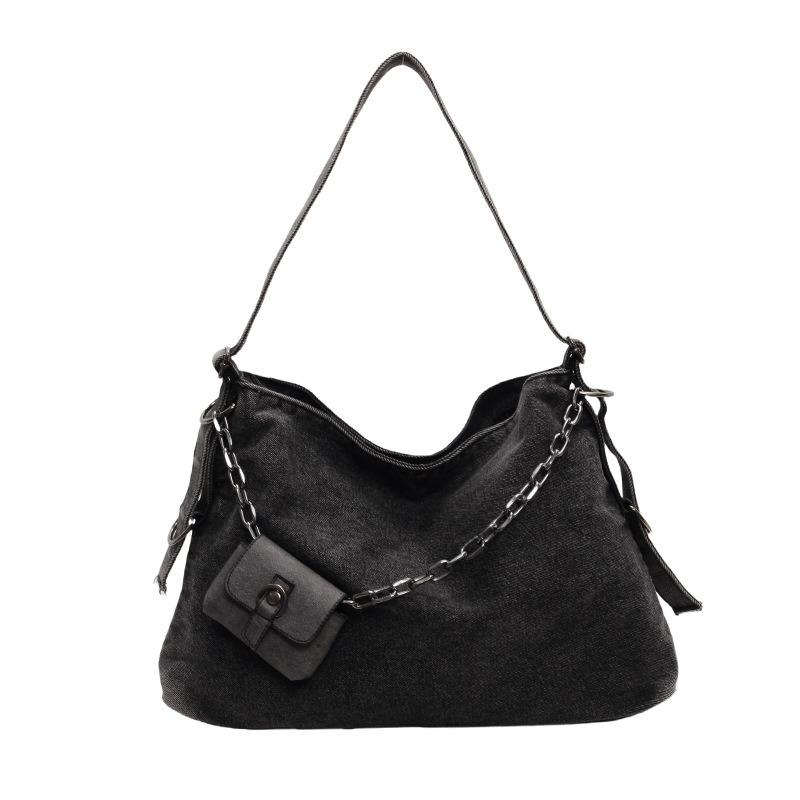 Armpit Bag Women Casual Large Capacity Denim Tote 2025 New Hundred Commuter Crossbody Bag