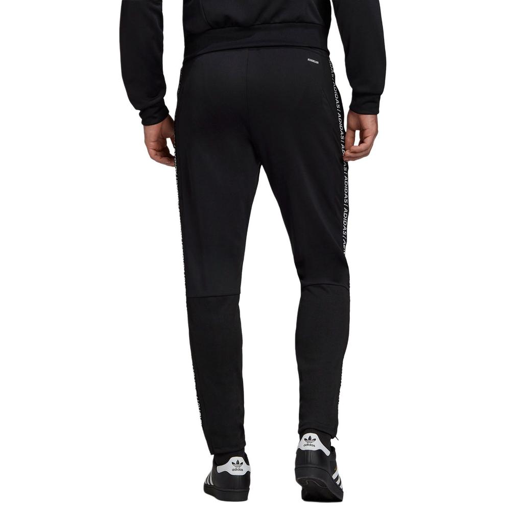 adidas Мужские черные брюки для футбола, умеренно зауженные, GH6630