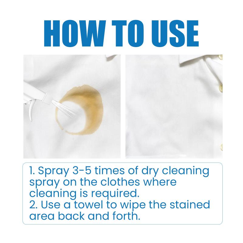 Oil Stain Removal Dry Cleaning Spray Laundry Spot Washing for Busy Lifestyles and Everyday Stains