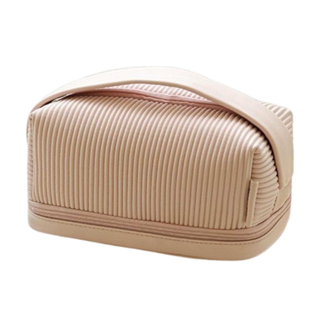 Чехол для туалетных принадлежностей из искусственной кожи, большая вместимость, сумка для хранения в ванной, дорожные аксессуары