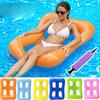 1PC Water Inflatable Recliner Foldable Inflatable Floating Row Pvc Water Floating Hammock Tian Floating Row