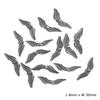 20Pcs Charms Angle Wings Multi Size Antique Silver Color Plated Pendants Making DIY Handmade Jewelry Necklace