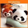 Flip Transforming Panda Into Raccoon Plush Toy Cute Fun Double Sided Kids Gift