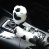 Зимний чехол на рычаг переключения передач автомобиля с принтом коровы, плюшевые чехлы на рычаг переключения передач, мягкие теплые чехлы на ручной тормоз для салона автомобиля