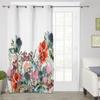 Field Flowers In Vintage Style Window Curtains For Living Room Bedroom Luxury Modern Kitchen Curtains Fabric Drapes