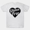 T Shirt Women Gluten Free Heart T Shirt Harajuku Print Kawaii Tshirt Summer Short Sleeve Female T-Shirt Top Tee