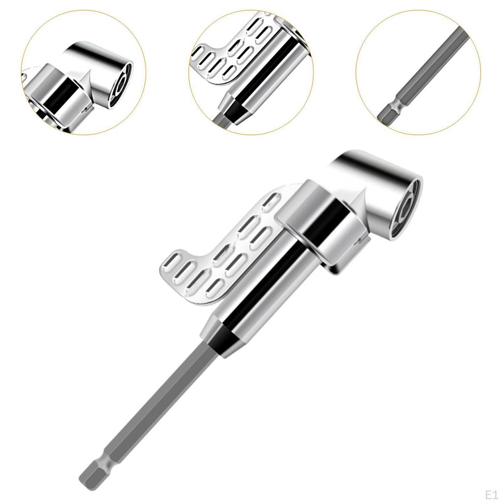 Адаптер для сверла под прямым углом 105 градусов, прочная компактная головка