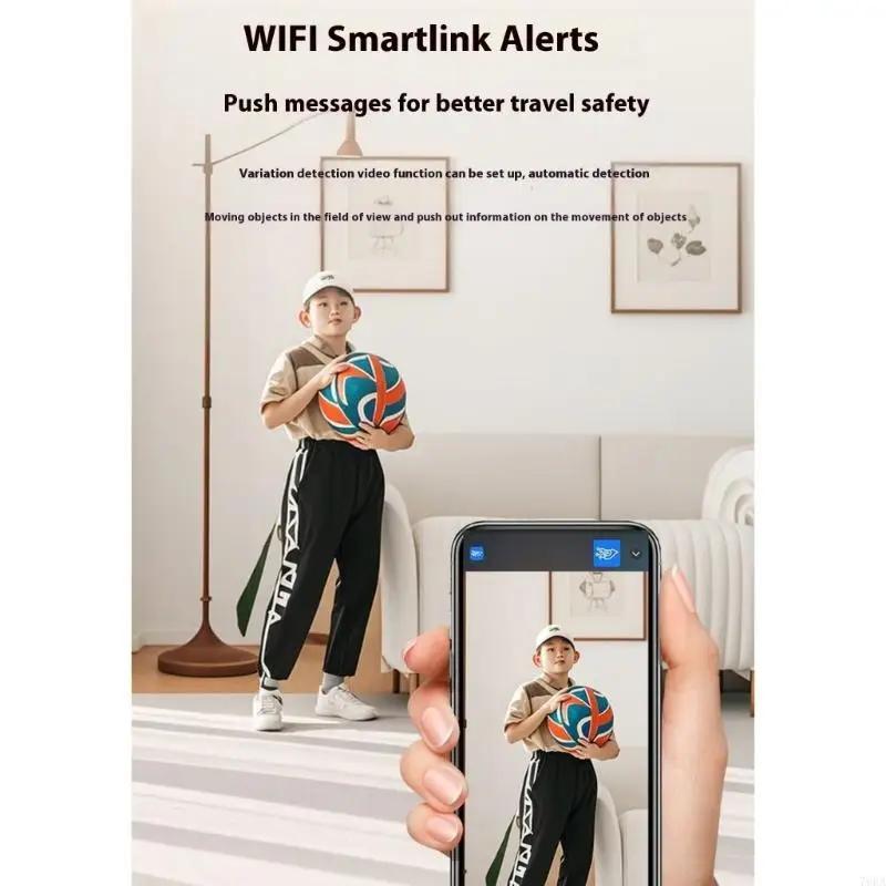 360 Degree Rotating Pet Camera with Two Way Talk Function and Night Detection Robot Cameras for Home Security