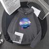 Толстовка Япония Гора Фудзи Vaporwave Студенческая Мужская и Женская Креативный Свитер