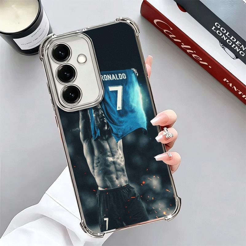 Футбольная звезда R-Роналду C-CR7 Мягкий чехол для телефона для Samsung A17 A27 A07 A37 A57 A16 A56 A15 A55 A14 A54 A13 A53 A26 A36 A25 A35 A2