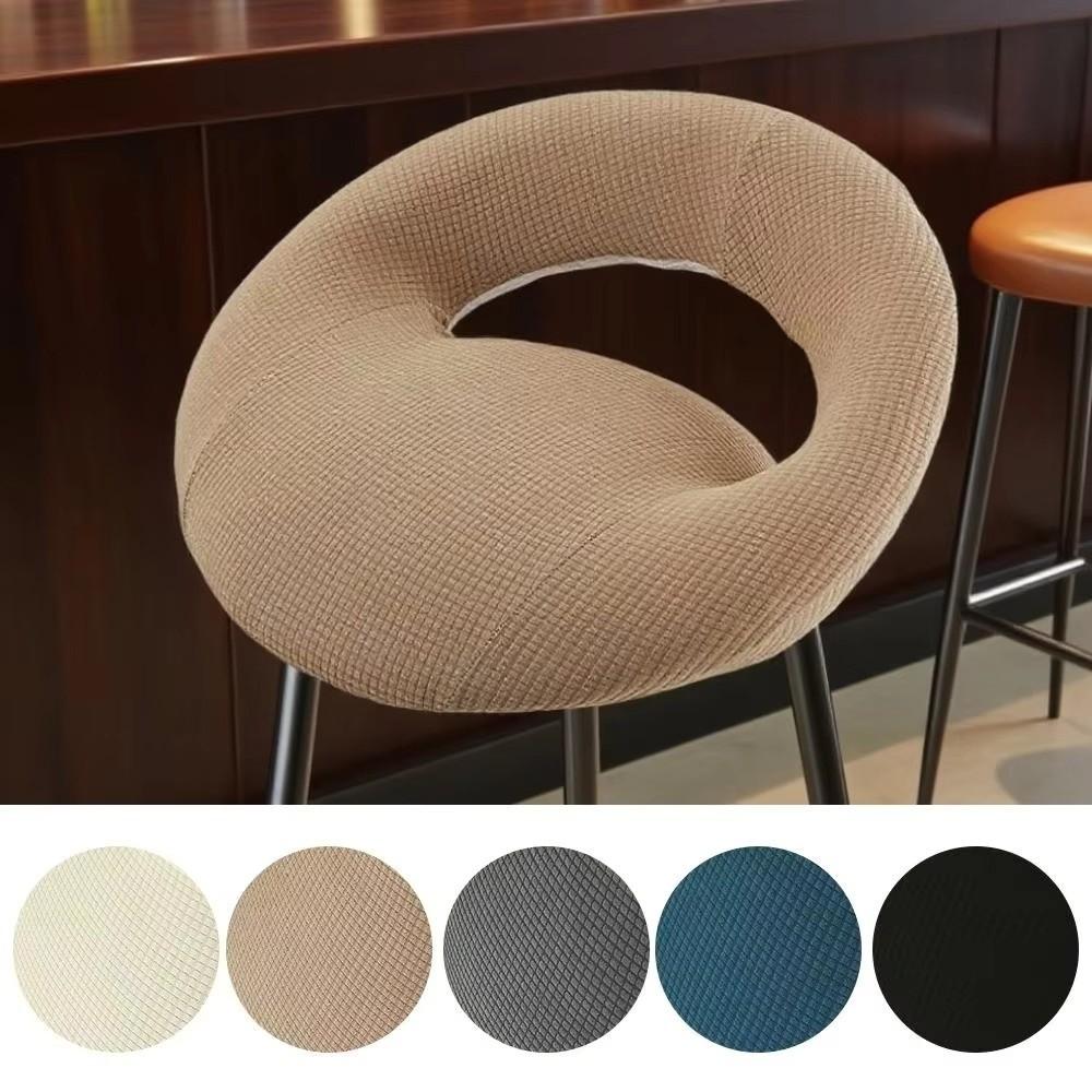 Breathable Bar Stool Covers Hollowed-out Design High-leg Chair Cover Bar Chair Counter Use