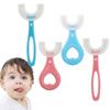 360° U-shaped Baby Toothbrush Children Soft Silicone Teethers Brush Newborn Kids Teeth Oral Cleaning Health Care Babies Stuff
