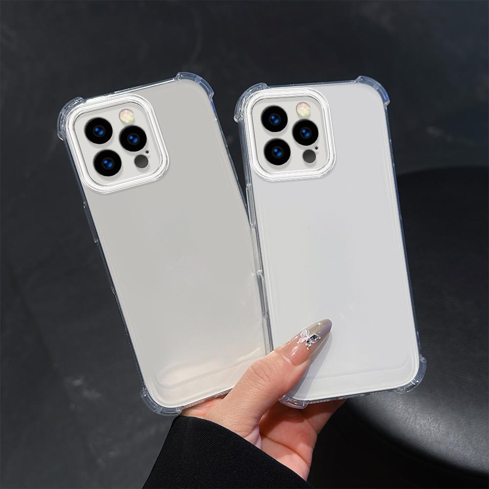 Роскошный противоударный прозрачный мягкий чехол для iPhone 16 13 15 Pro Max SamsungS25 S23 Ultra A35 A16 A54 Redmi 13C Note 12 Pro Moto G52 бамперы чехлы-чехлы