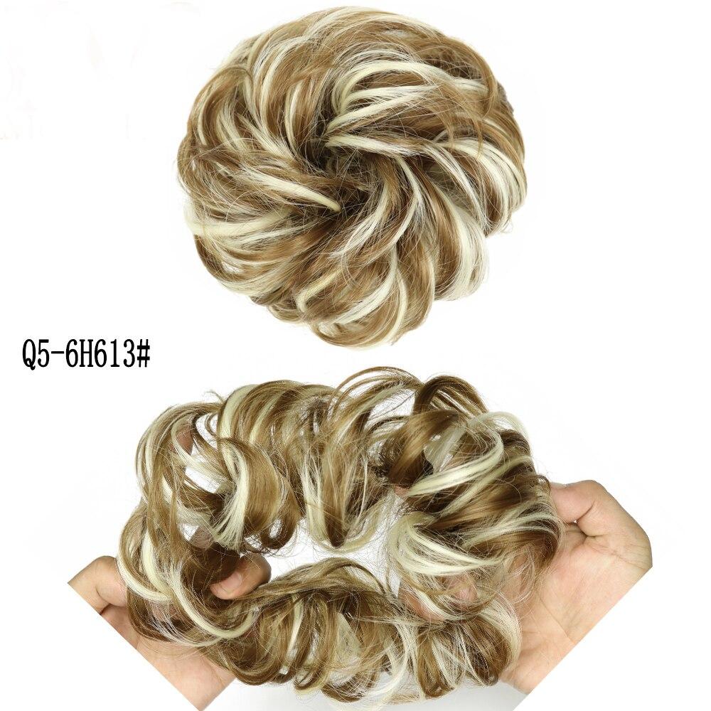 MISS WIG Синтетическая эластичная резинка для волос для вьющихся шиньонов, веревка для волос, натуральный искусственный пучок для волос, вьющиеся заколки для волос, хвостики, наращивание